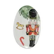 Vietri Nutcrackers Small Oval Platter