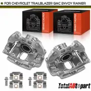 2Pcs Brake Caliper w/ Bracke Rear Sides for Chevrolet SSR Trailblazer GMC Envoy (for: Chevrolet)