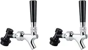 Binxind 2X Beer Faucet Ball Lock Kit, Homebrew Draft Beer Tap Cornelius & Corny Liquid Ball Lock Picnic Beer Tower Set