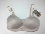 Warner’s Contour Underwire Flex Revolution Bra, Size 38DD. Beige. New with tags.