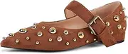 [TRKYYK] Women's Studded Flats Pointed Toe Mary Jane Flat Shoes