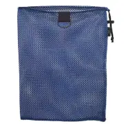 Nylon Mesh Drawstring Bag with D-Ring, Approx. 15x20