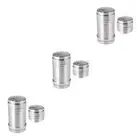 1/2/3 Spice Jar Rotation Lid Adjustable Condiment Bottle Pepper Salt Dispenser
