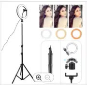 10" LED Ring Light w/Selfie Stick & Tripod Stand Kit for Phone Video Live Stream