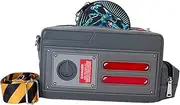 [Loungefly] Ghostbusters Ghost Trap Light Up Crossbody Bag With Coin Bag, Grey