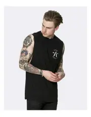[DVNT] Rough Cuts Tank in Black