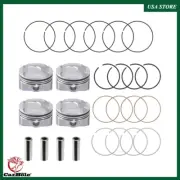 4pc +0.5MM Piston & Ring OVERSIZE for Hyundai Kia Accent Rio 1.6L DOHC 2012-2016