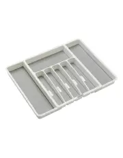 [Madesmart] Expandable Cutlery Tray in White