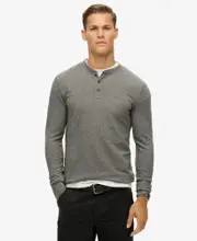Merchant Grandad Top | Heritage Dark Grey Grindle