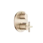 Dornbracht TARA Concealed thermostat w. two function volume control Brushed Cham