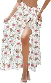 [Generic] Australian Wattle Large Print Long Beach Sarong Wrap