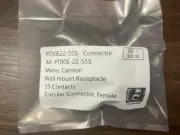 PT00E22-55S(Alt: PT00E-22-55S), Circular Female Connector, New Surplus