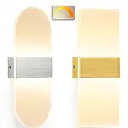Modern Dimmable LED Acrylic Wall Lamp 7W Warm LightWhite Light Up and Down Light is Applicable to Bedroom Corridor Stair Indoor Home Decoration Lighting Fixtur