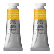 2x Winsor & Newton 14ml Professional Watercolour Paint Quinacridone Gold S3