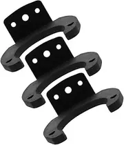 GOOHOCHY 3pcs Wall Mount Microphone Hook Hanger Lightweight Mic Holder for Home Karaoke Recording Studio and Broadcasting Use