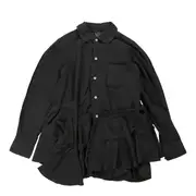 [COMME des GARCONS COMME des GARCONS] Polyester Spun Broad Medium Blouse
