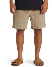 [Quiksilver] Taxer Cord Corduroy Walk Shorts in Plaza Taupe