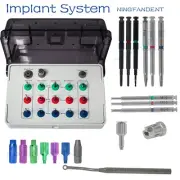 Dental Fractured Screw Remover Kit, Claw Drill Guide Reverse Drill Screw Remover