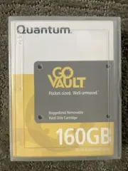 Quantum 160GB Go Vault QRM320 Removable Storage Disk Data Cartridge New