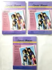 Lot of 3 Glossy Special Moments Photo Paper For Ink Jet Printers 20 Sheets 4 x 6
