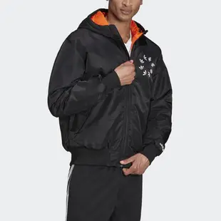 Adidas Bold Bomber H13560 男 連帽 外套 運動 經典 復古 國際版 保暖 黑橘