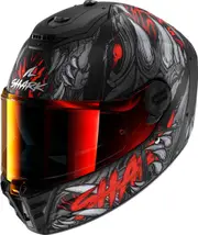 Shark Spartan RS Shaytan, full face helmet , color: Matt Black/Red/Dark Grey , size: M