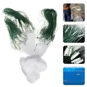 Clear Green White Boat Fishing Net Nylon Float Fish Trap Monofilament small Mesh Gill