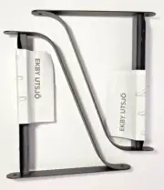 IKEA EKBY UTSJO 16778 001.733.50 Black Steel 11” Shelf Brackets set of 2 New