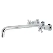 Kingston Brass KS804.BX Metropolitan Wall Mounted Roman Tub - Chrome