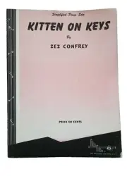 Zez Confrey KITTEN ON KEYS VTG Broadway Sheet Music 1943 Simplified Version