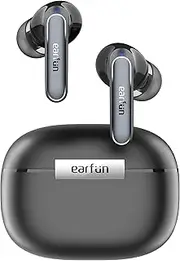EarFun Air 2 Wireless Earbuds, LDAC Codec Bluetooth Earbuds, Hi-Res Audio Ear Buds Wireless Bluetooth Earbuds, 4 Mics Bluetooth Earphones, Wireless Charging Wireless Earphones, TWS Earphones,Custom EQ