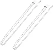 [LIFKOME] 2pcs Fashion Eyeglass Holder Chain Pearl String Chic Eyeglass Necklace Chain Lightweight Glasses Lanyard for Women