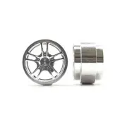 Staffs STAFFS351 Twin 5 Spoke Alloy Wheels 15.8 x 8.5mm Silver 1:32 Slot Part