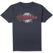DC Comics Superman Metropolis Meteors Distressed Unisex T-Shirt - Navy