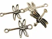 Dragonfly Hook And Eye Clasp Qty: 4