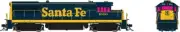 Rapido 35006 HO GE U25B Low Hood - Standard DC - Santa Fe 1602