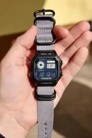 Storm Royale – Modified Watch Based on Casio AE-1200 – Two-Tone Inverted Screen