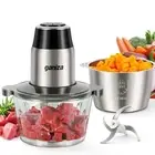 Food Processors Electric Food Chopper with Meat Grinder & Vegetable Chopper -...