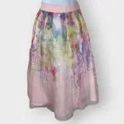 NEW Ted Baker London Hanging Gardens Midi Skirt | 0 | Floral | Fairy Whimsical