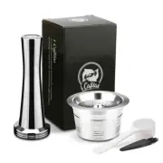Metal Reusable Filter Coffee Capsule Pods Tamper Kit For Caffitaly Kfee Machine