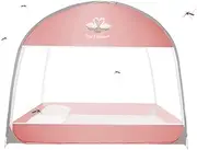 Net for Bed - Sleep Net, Portable Canopy for Bed, Outdoor Double Door Tent Mesh Cover