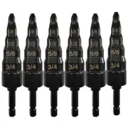 6Pcs Air Conditioner Copper Pipe Expander Swaging Drill Bit Swage Tube3156