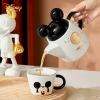 在飛比找樂天市場購物網優惠-⭐迪士尼 米奇 茶具 泡茶 陶瓷 一壺雙杯 套裝 禮盒