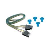 Tow Ready Trailer Wiring Connector 4-Way Flat Extension 18" Length Wire