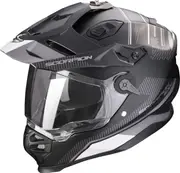 Scorpion ADF-9000 Air Desert, adventure helmet , color: Matt Black/Silver , size: M