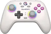 GameSir Nova Wireless Switch Pro Controller for Switch/Lite/OLED, Switch Controllers with Hall Sticks, RGB LED, 1200mAh Rechargeable, Turbo,Programmable,Motion Control, Wake Up Function(Nova(Wihte))