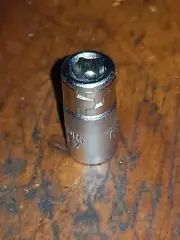 STANLEY-ABW Socket Adaptor 1/4" female drive-Hex 1/4" std screwdriver bit holder