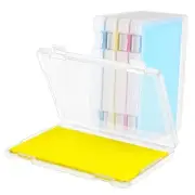 4 Pack A4 File Box Paper Organizers Holder, Transparent Document Paper Project