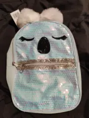 Girl's Youth Light Blue Sequin Mini Backpack NWT