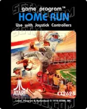 Atari 2600 Replacement Label - Home Run
